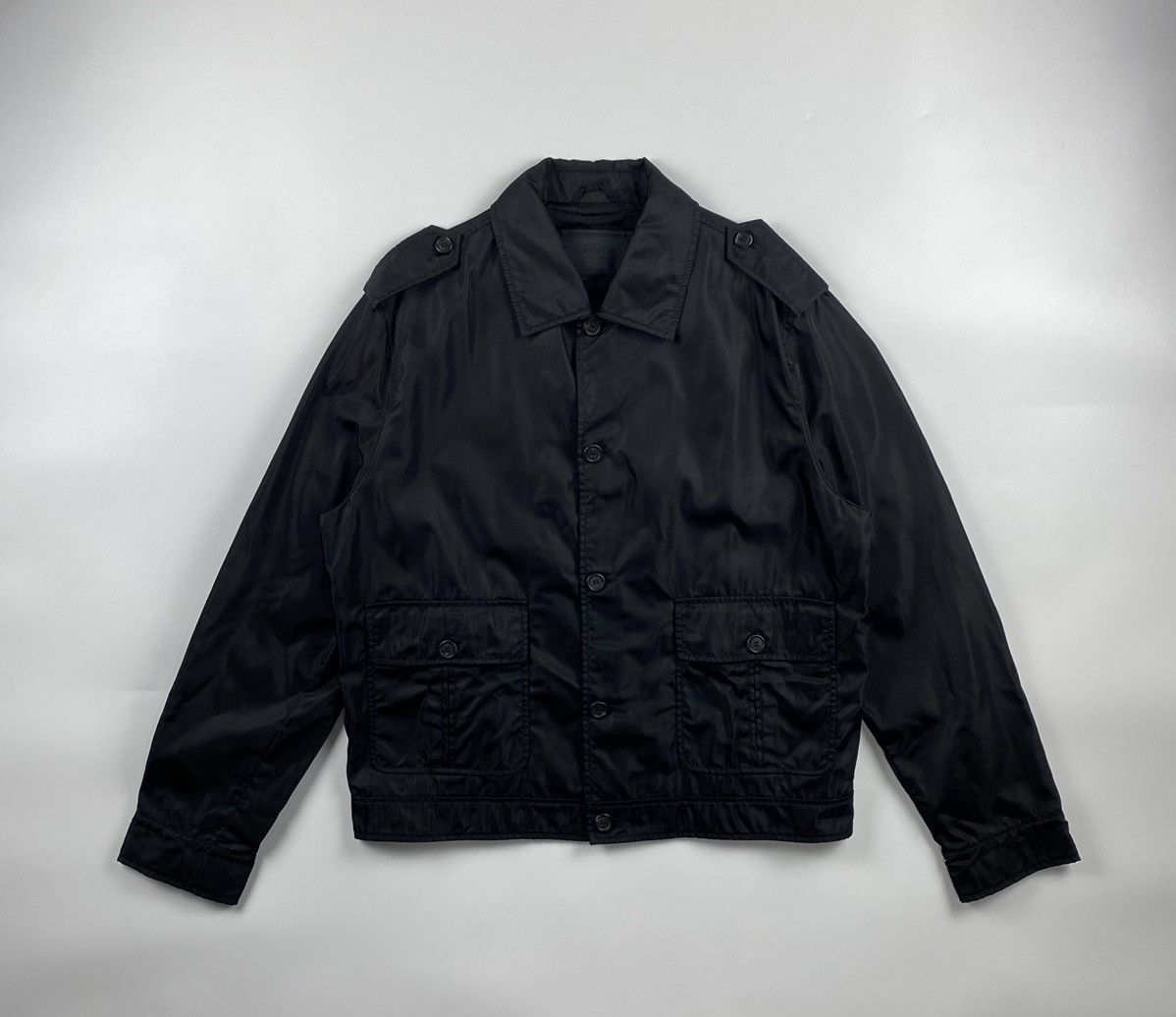 image of Prada Nylon Jacket in Black, Men's (Size XL)