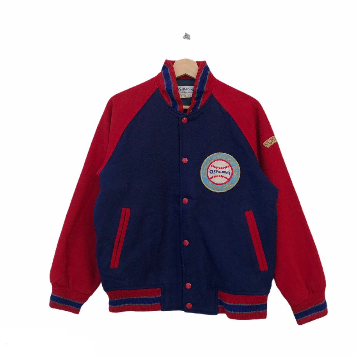 Japanese Brand VINTAGE VARSITY JACKET SPALDING Size US S / EU 44-46 / 1 - 1 Thumbnail