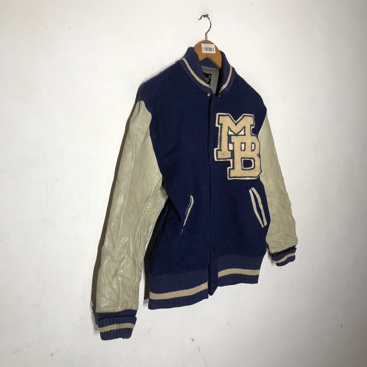 Japanese Brand Vintage Whiting Los Angeles Varsity Jumper Stadium Jacket Size US M / EU 48-50 / 2 - 3 Thumbnail