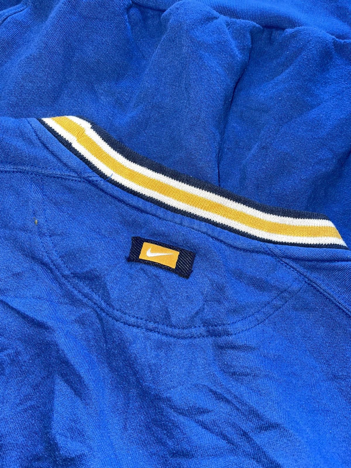 Nike × Nike ACG × Vintage Vintage Nike Sweatshirts Big Logo Blue Drill Y2K Size US S / EU 44-46 / 1 - 6 Thumbnail