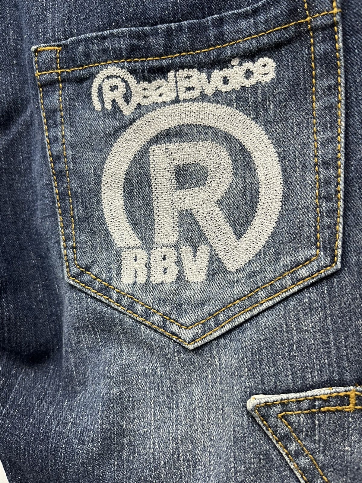 Japanese Brand DOPE💥REALBVOICE Hysteric Star Cargo Pocket Distressed Denim Size US 29 - 8 Thumbnail