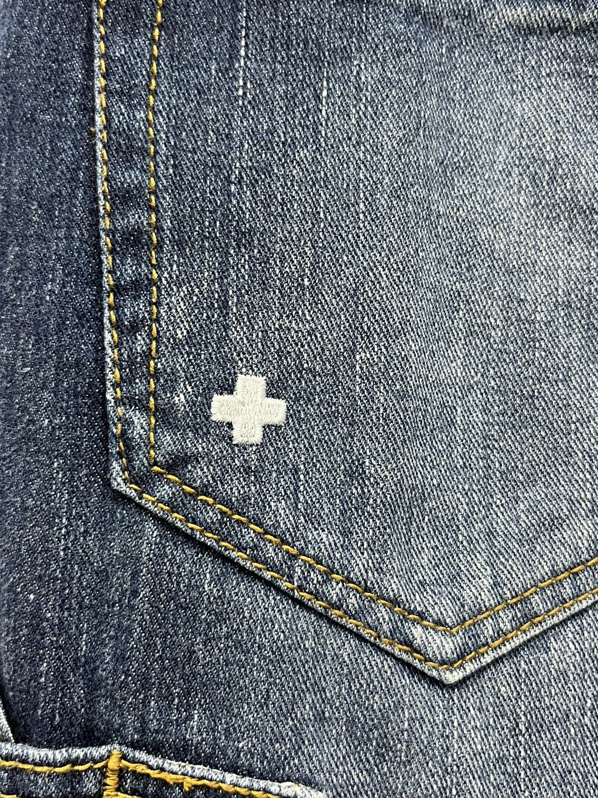 Japanese Brand DOPE💥REALBVOICE Hysteric Star Cargo Pocket Distressed Denim Size US 29 - 10 Thumbnail