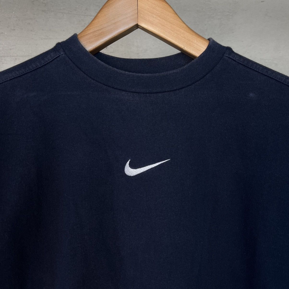 Nike × Vintage 🤎 NIKE VINTAGE CENTR SWOOSH SWEATSHIRT 90s Size US S / EU 44-46 / 1 - 3 Thumbnail