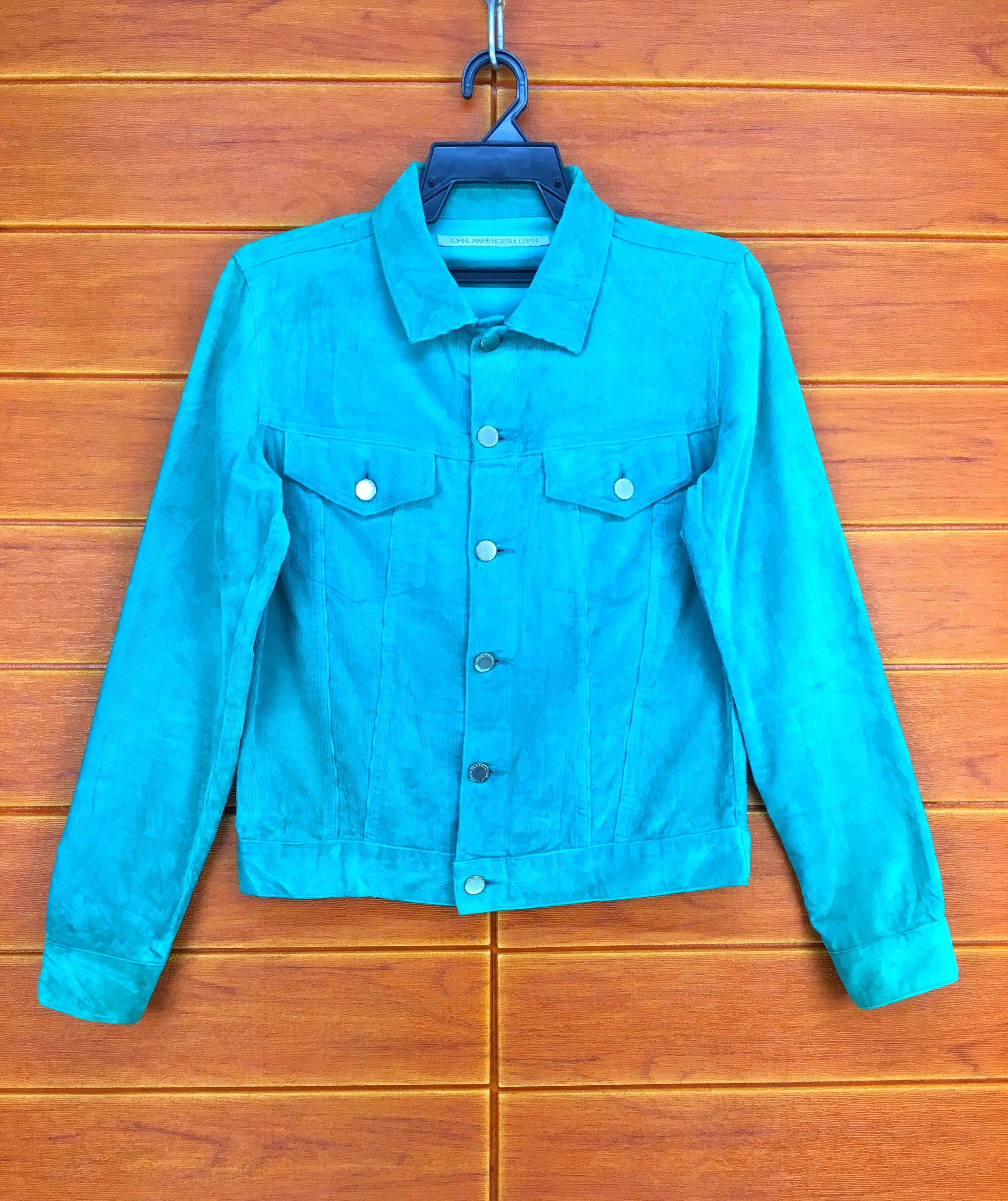 JOHN LAWRENCE SULLIVAN JOHN LAWRENCE SULLIVAN Velvet Denim Jacket Size US S / EU 44-46 / 1 - 4 Thumbnail