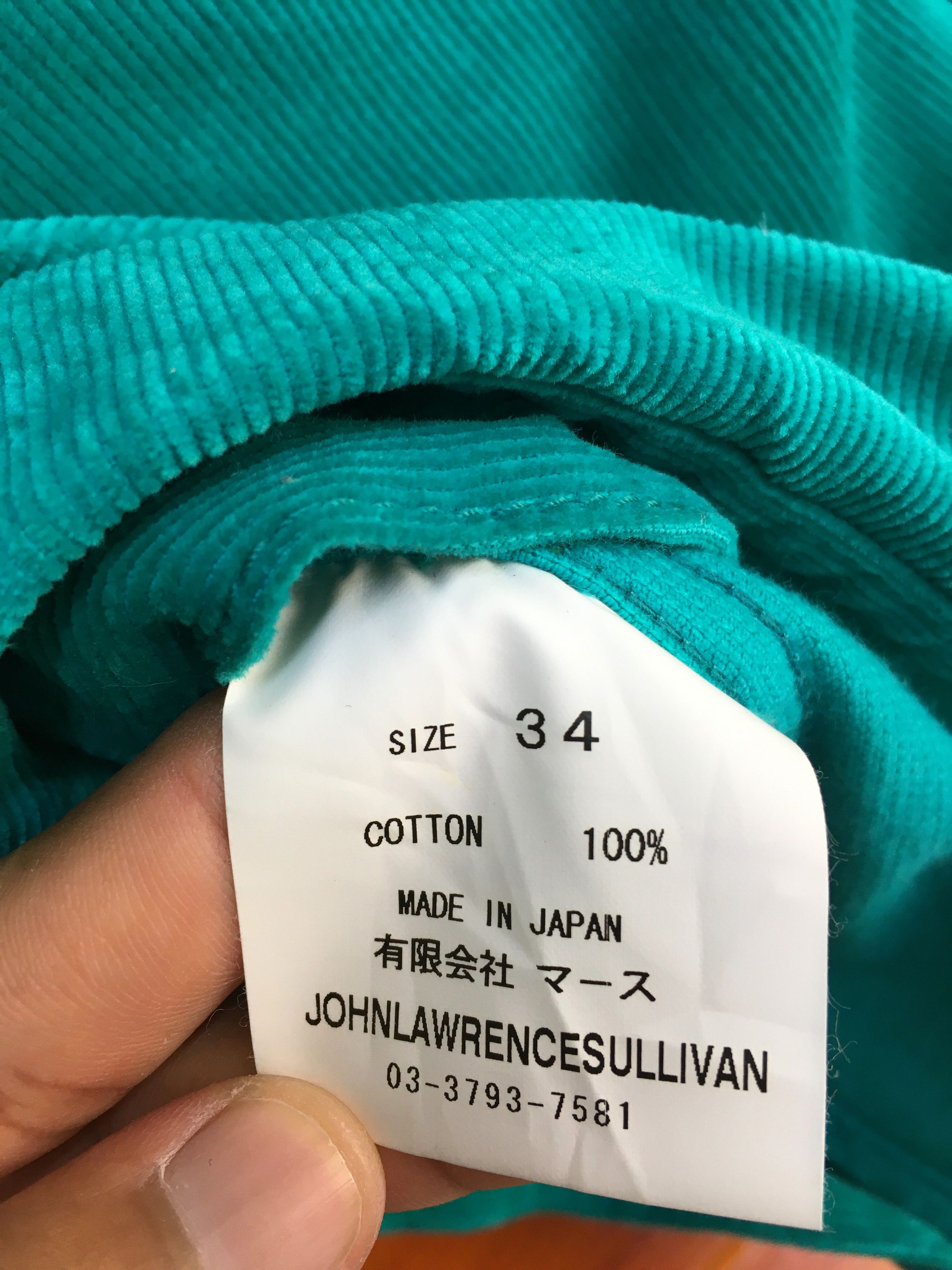 JOHN LAWRENCE SULLIVAN JOHN LAWRENCE SULLIVAN Velvet Denim Jacket Size US S / EU 44-46 / 1 - 9 Thumbnail