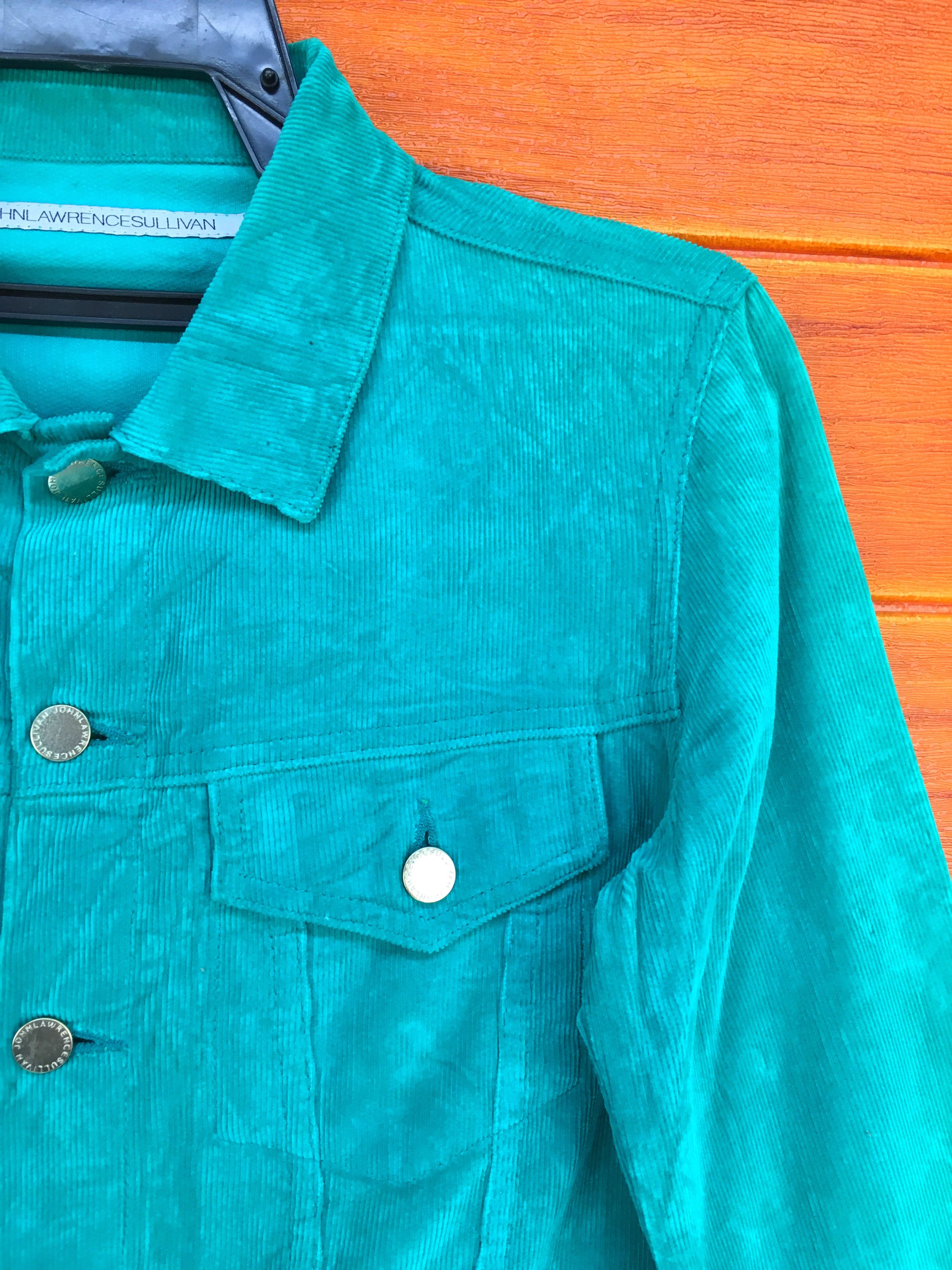 JOHN LAWRENCE SULLIVAN JOHN LAWRENCE SULLIVAN Velvet Denim Jacket Size US S / EU 44-46 / 1 - 3 Thumbnail