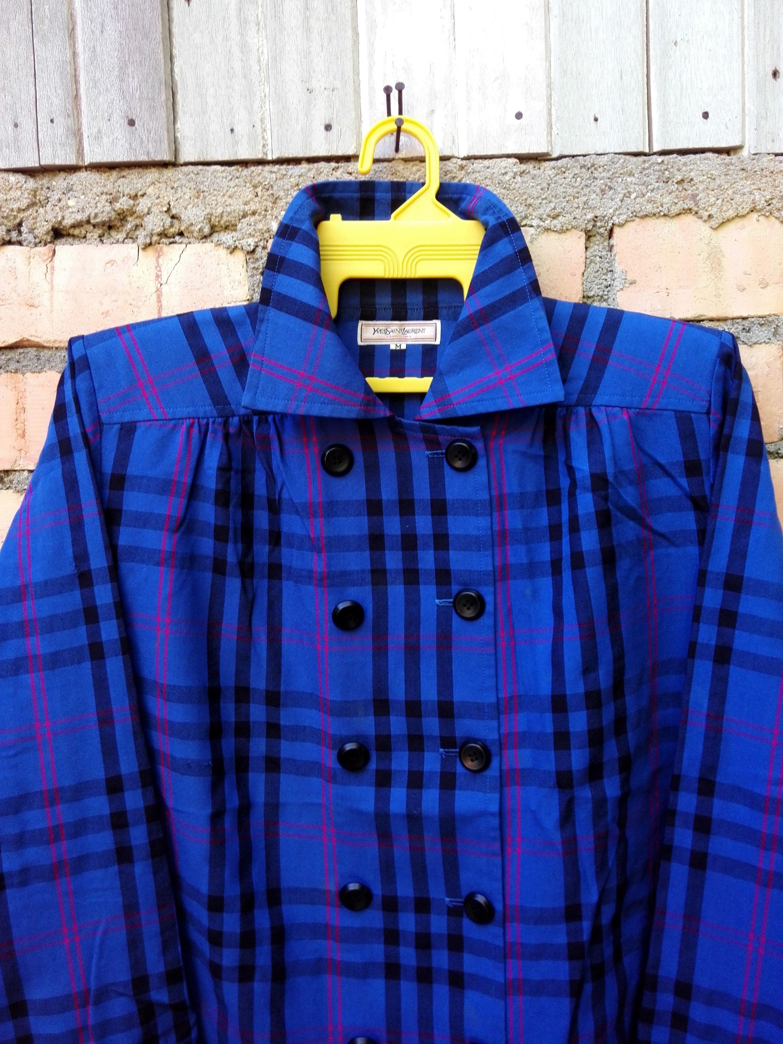Designer × Yves Saint Laurent Yves Saint Laurent Coach Jacket Medium Size Size US M / EU 48-50 / 2 - 3 Thumbnail
