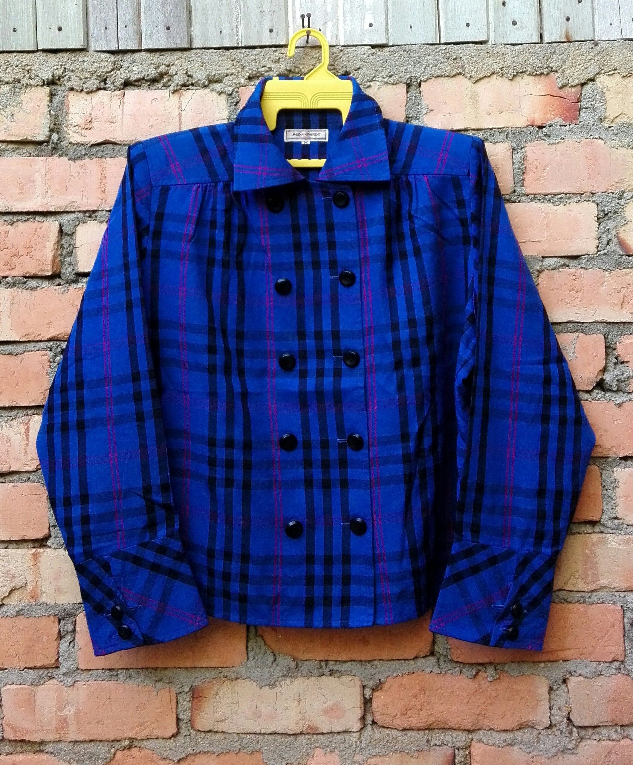 Designer × Yves Saint Laurent Yves Saint Laurent Coach Jacket Medium Size Size US M / EU 48-50 / 2 - 1 Thumbnail