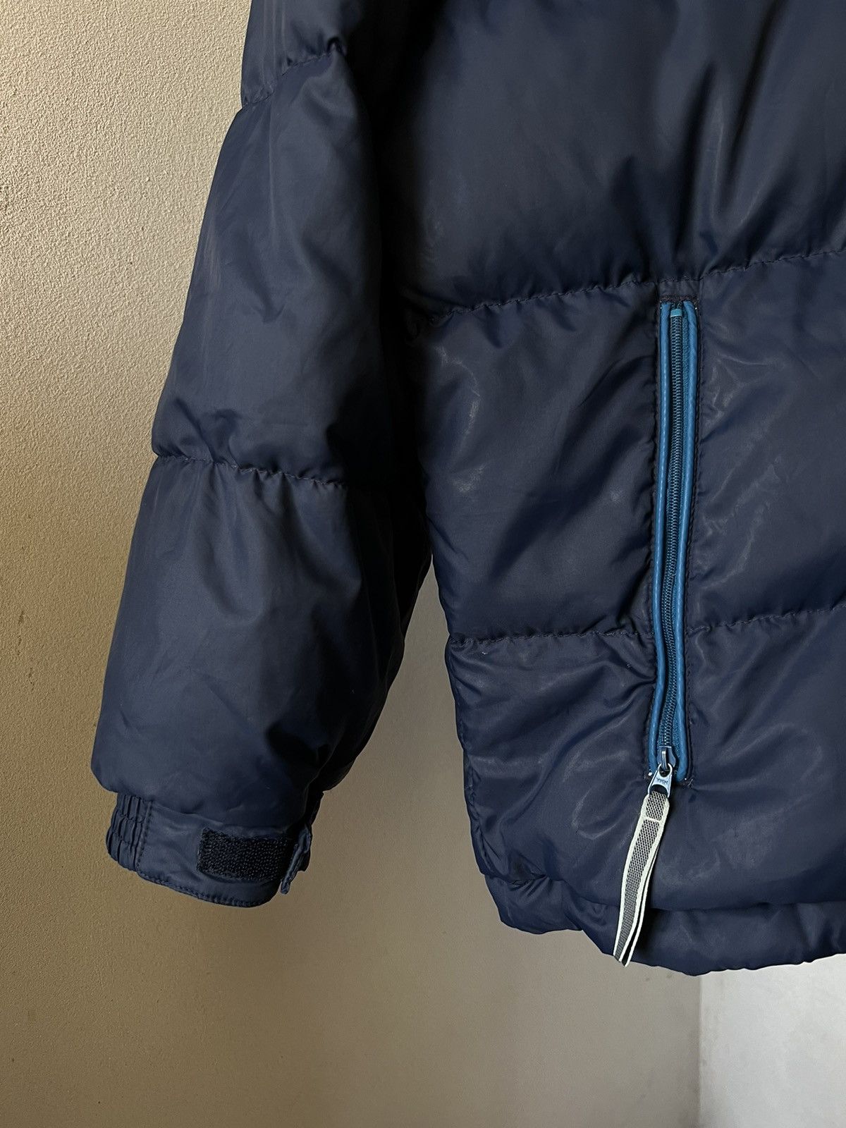 Nike × Vintage 90s Vintage Nike Logo Down Puffer Jacket Size US L / EU 52-54 / 3 - 5 Thumbnail