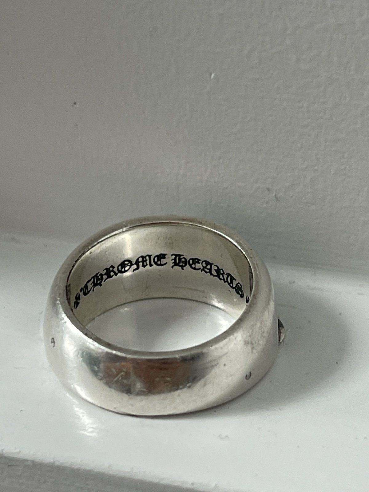 Chrome Hearts half classic oval chrome hearts ring | Grailed
