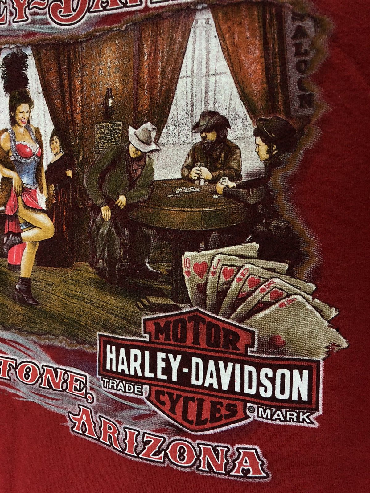 Harley Davidson TOMBSTONE HARLEY DAVIDSON, Arizona very nice printed Size US L / EU 52-54 / 3 - 3 Thumbnail