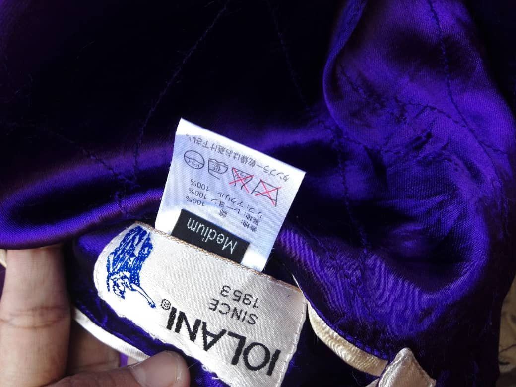 IOLANI × Japanese Brand Vintage Sukajan Reversible Velvet Medium Size Size US M / EU 48-50 / 2 - 7 Thumbnail