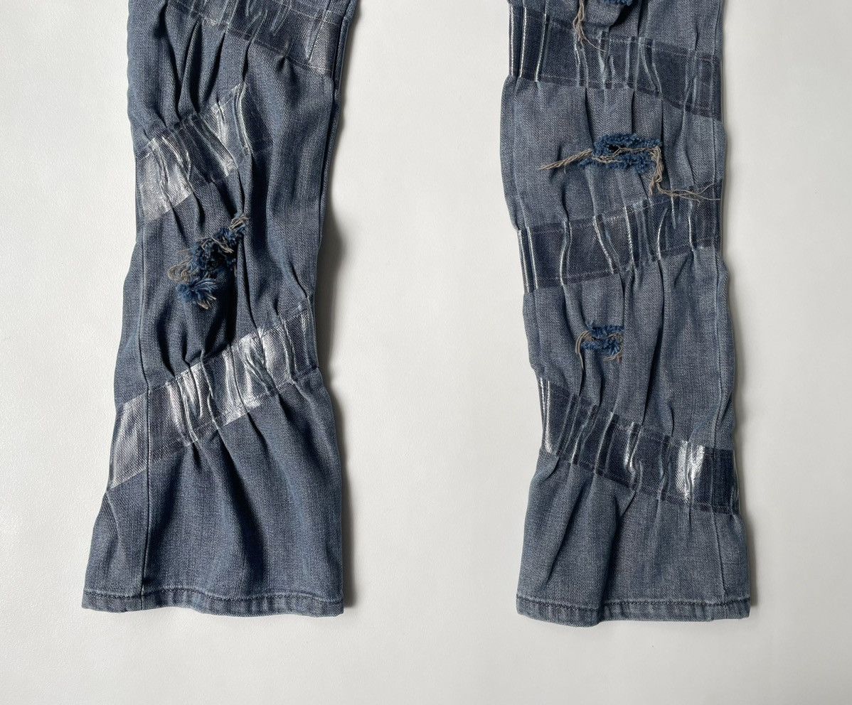 Maison Margiela A/W 09 ‘Distressed + Taped’ Denim Jeans Size 28" / US 6 / IT 42 - 8 Thumbnail