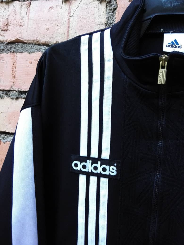 Adidas × Vintage Adidas Sweater Zipped Size US L / EU 52-54 / 3 - 3 Thumbnail