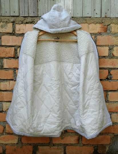 Puma × Vintage Puma Jacket Hoodie Winter MEDIUM Size Size US M / EU 48-50 / 2 - 3 Thumbnail