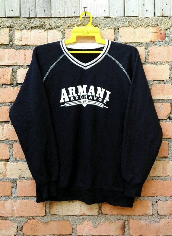 Armani Exchange Armani Exchange Pullover Sweatshirt Medium Size Size US M / EU 48-50 / 2 - 1 Thumbnail