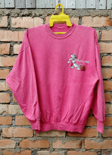 Cartoon Network × Vintage Tom And Jerry Pullover XL Size Size US XL / EU 56 / 4 - 1 Thumbnail