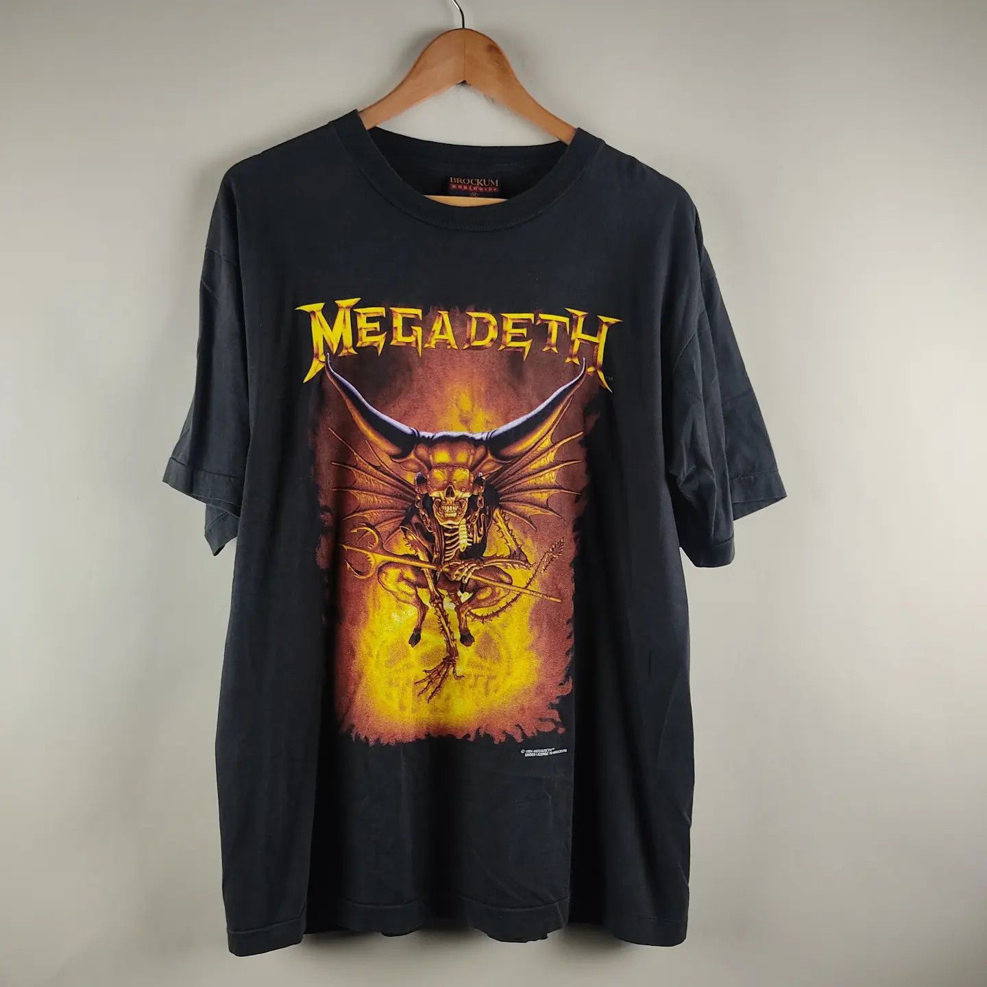 image of Band Tees x Megadeth 1994 Megadeth Countdown To Extinction in Black, Men's (Size XL)