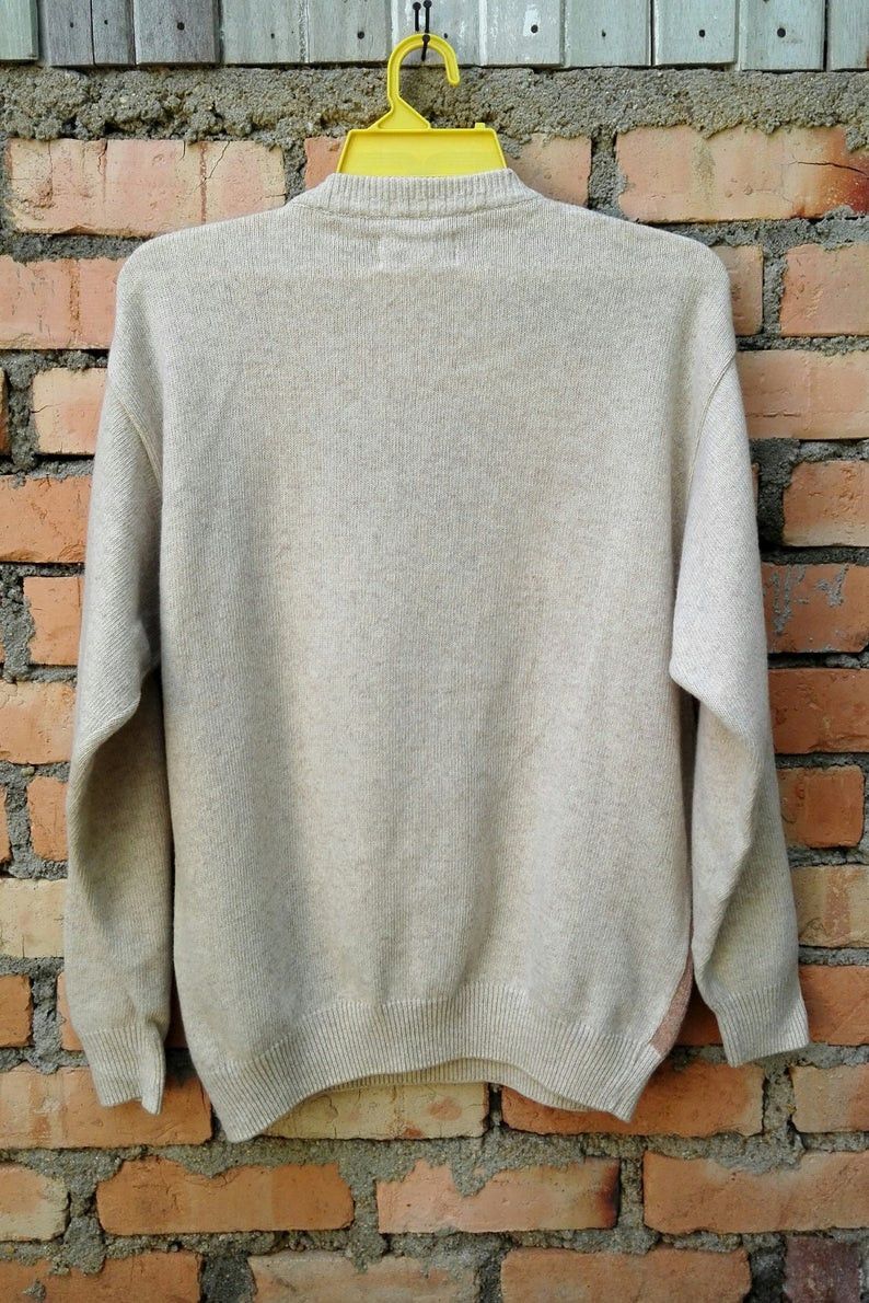 Designer × Vintage Vintage Quick Post By Xerio Knitwear Pullover Large Size Size US L / EU 52-54 / 3 - 5 Thumbnail