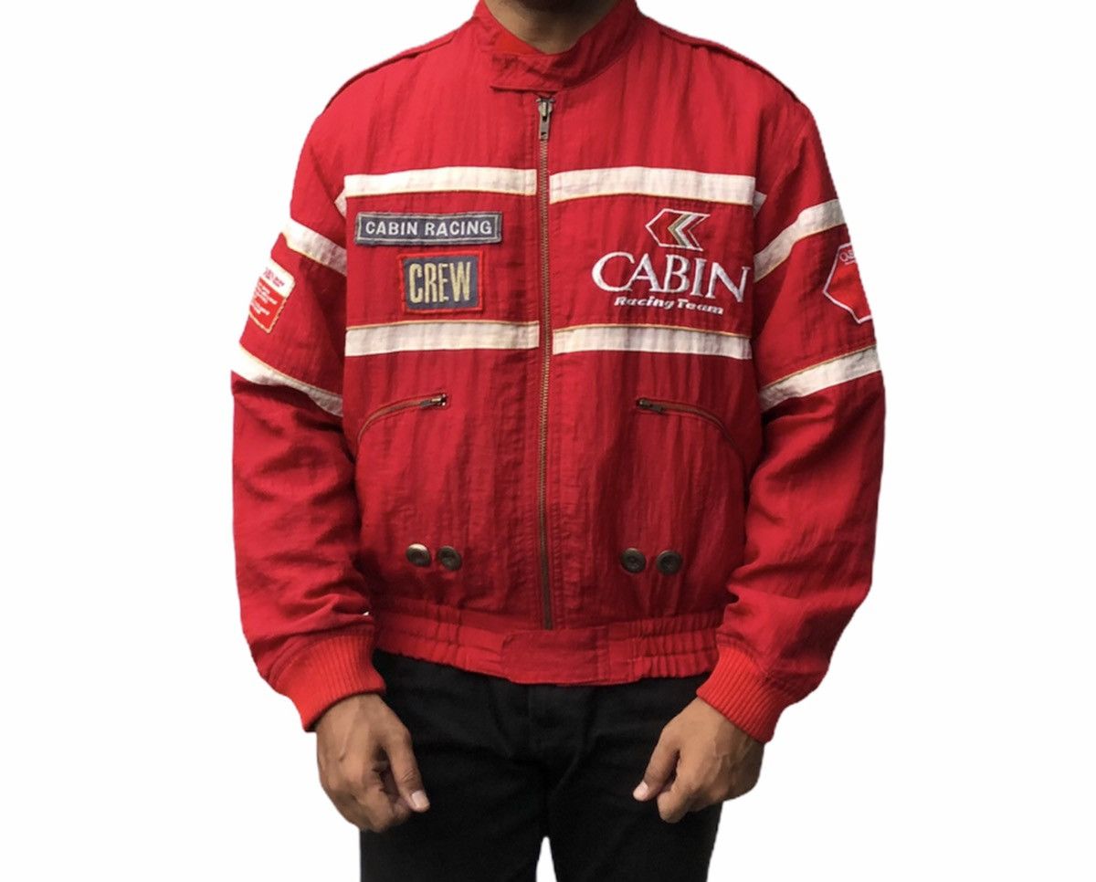 Vintage 🔥Vtg Cabin Racing Team Jacket With Patches Embroidery Logo Size US M / EU 48-50 / 2 - 5 Thumbnail