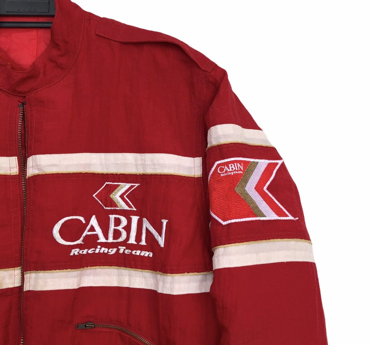 Vintage 🔥Vtg Cabin Racing Team Jacket With Patches Embroidery Logo Size US M / EU 48-50 / 2 - 9 Thumbnail