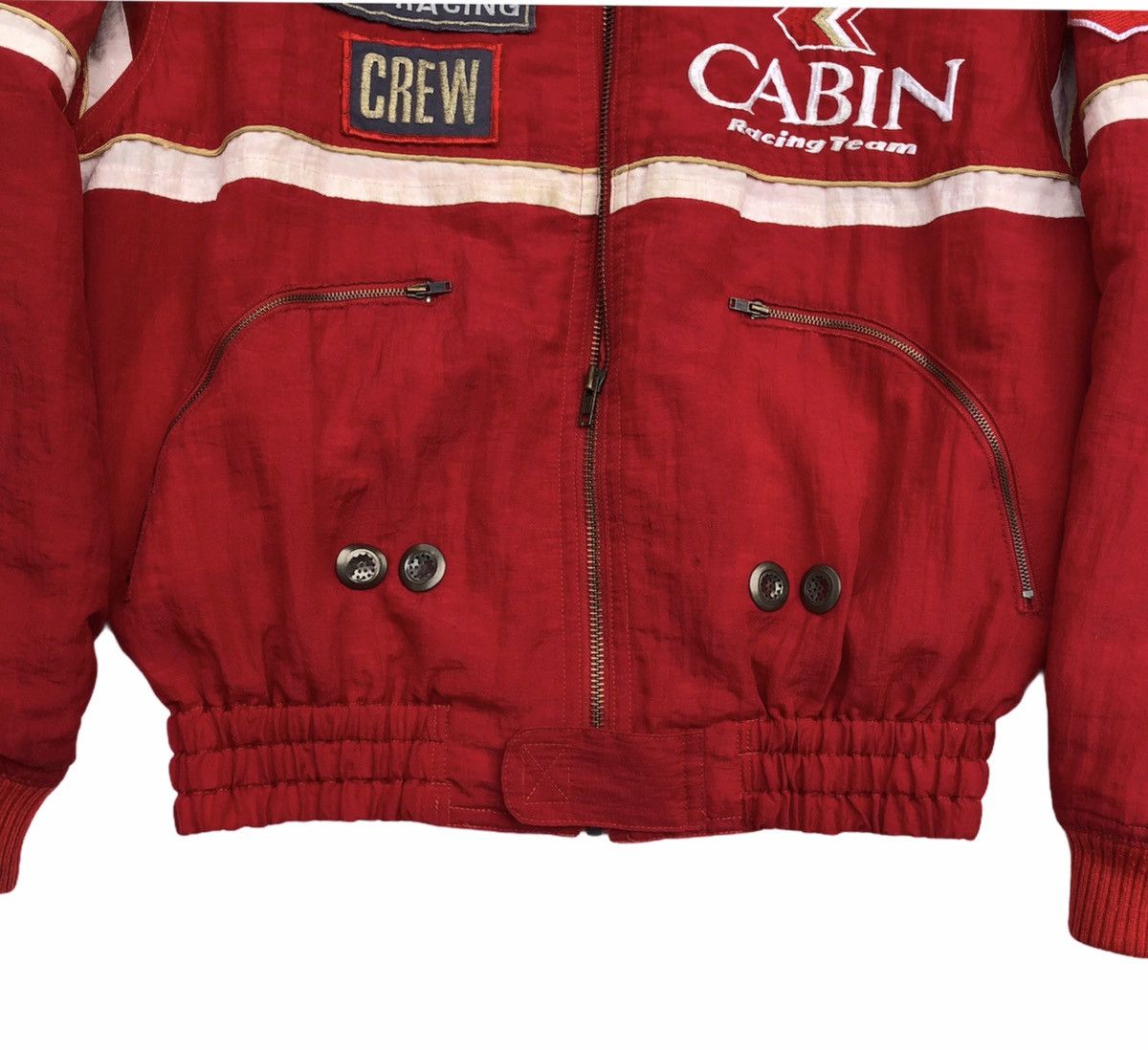 Vintage 🔥Vtg Cabin Racing Team Jacket With Patches Embroidery Logo Size US M / EU 48-50 / 2 - 11 Thumbnail