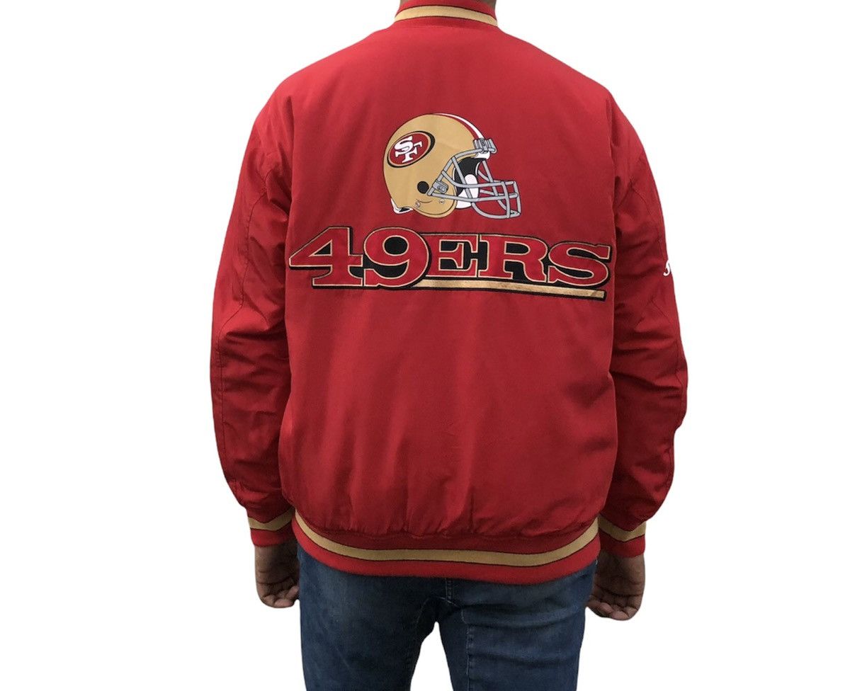 NFL 🔥NFL Team Apparel San Francisco Bomber Jacket Size US L / EU 52-54 / 3 - 9 Thumbnail