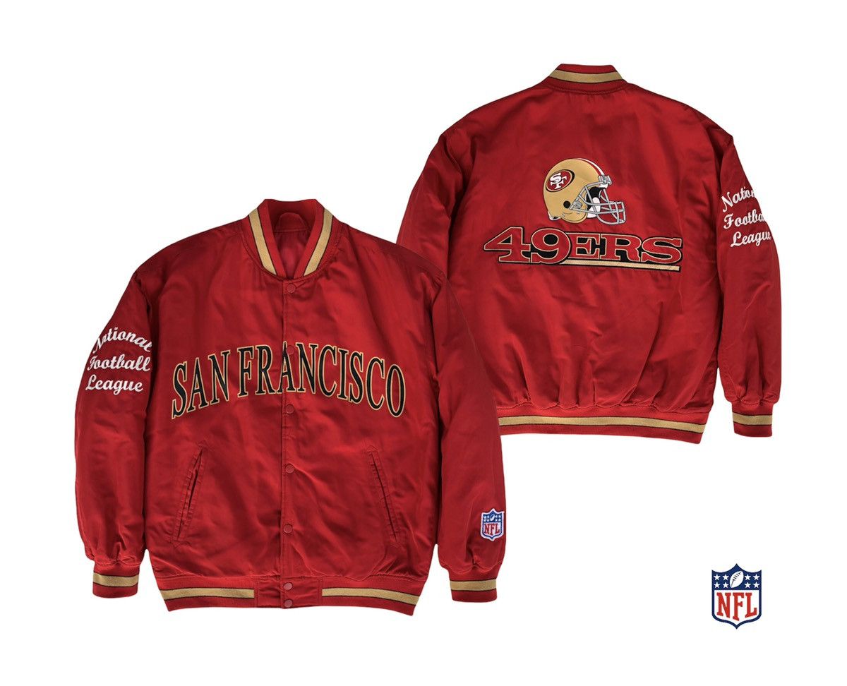 NFL 🔥NFL Team Apparel San Francisco Bomber Jacket Size US L / EU 52-54 / 3 - 4 Thumbnail