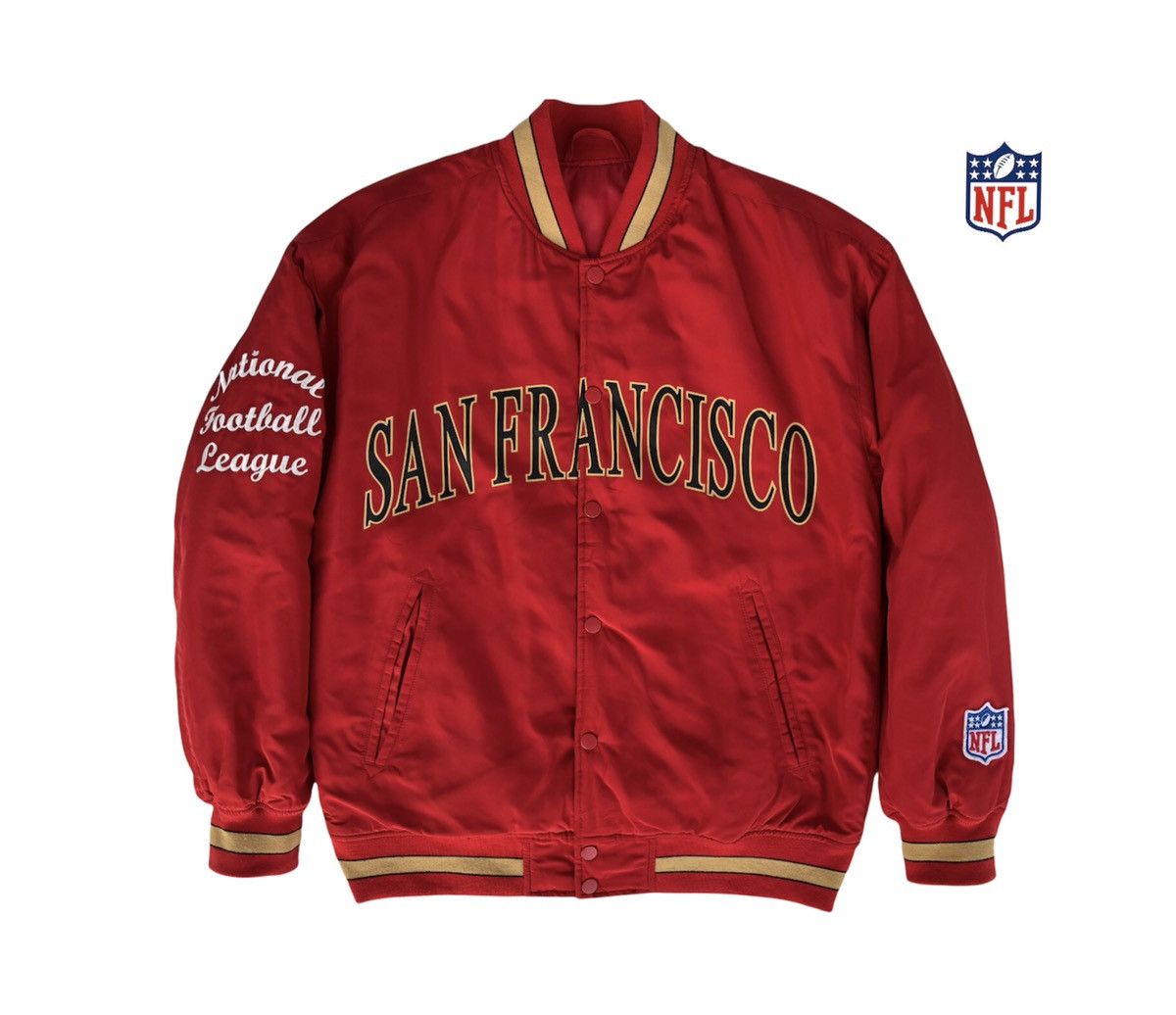 NFL 🔥NFL Team Apparel San Francisco Bomber Jacket Size US L / EU 52-54 / 3 - 5 Thumbnail