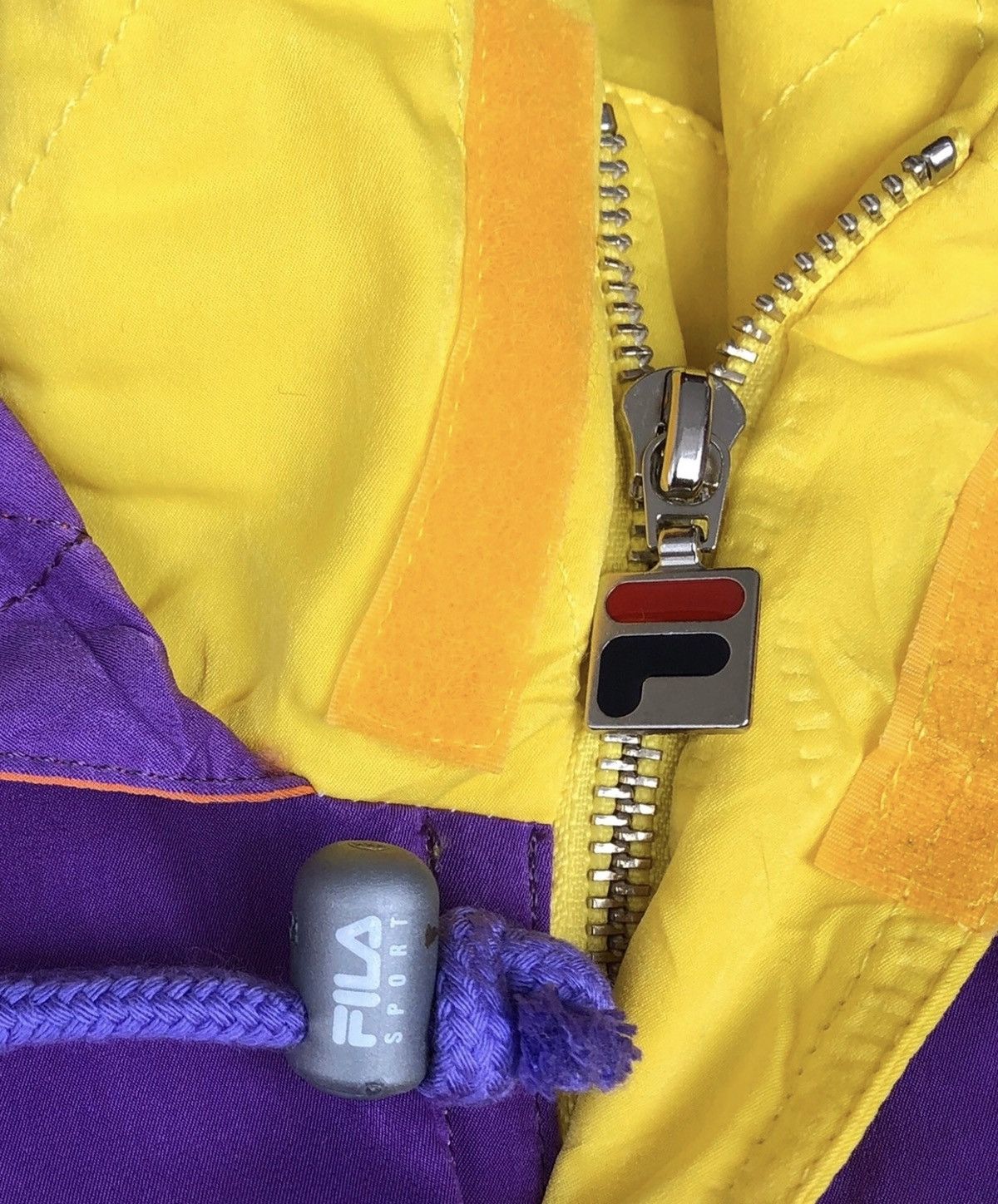 Fila FILA Biella Italia MultiColor Block Hoodie Jacket Size US L / EU 52-54 / 3 - 7 Thumbnail
