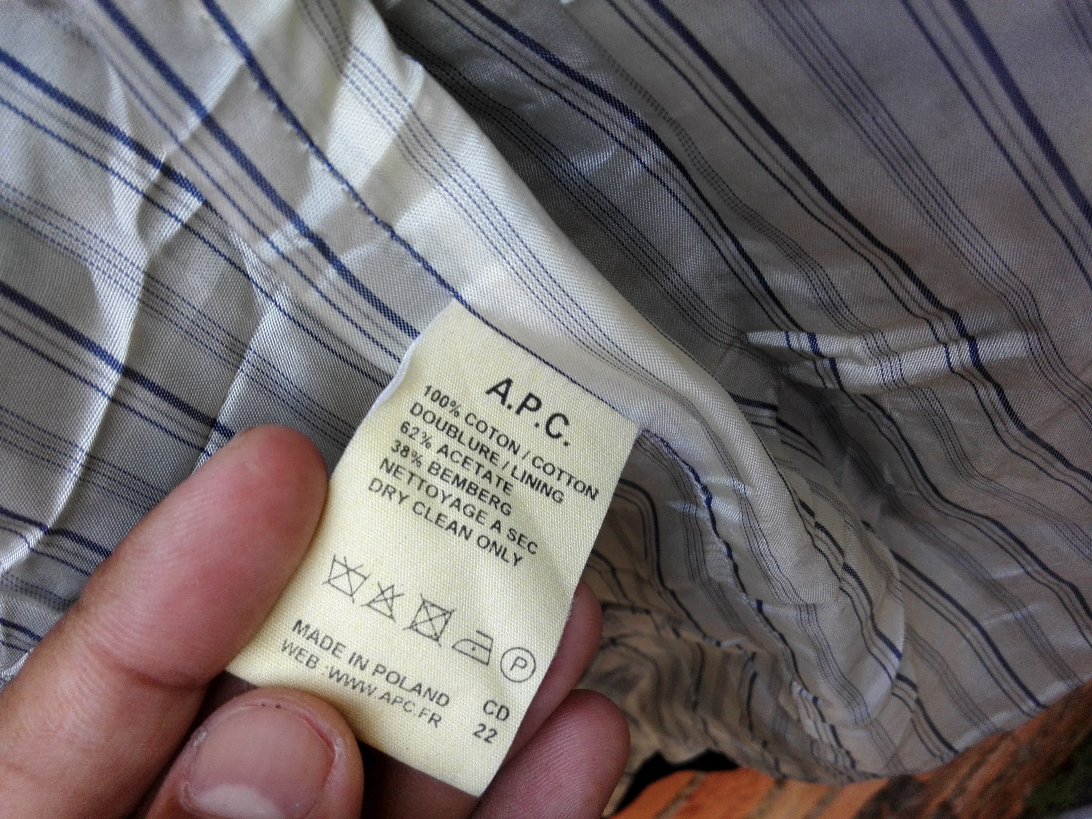 A.P.C. × Japanese Brand A.P.C Blazer Jacket Size 38 Size 38L - 5 Thumbnail