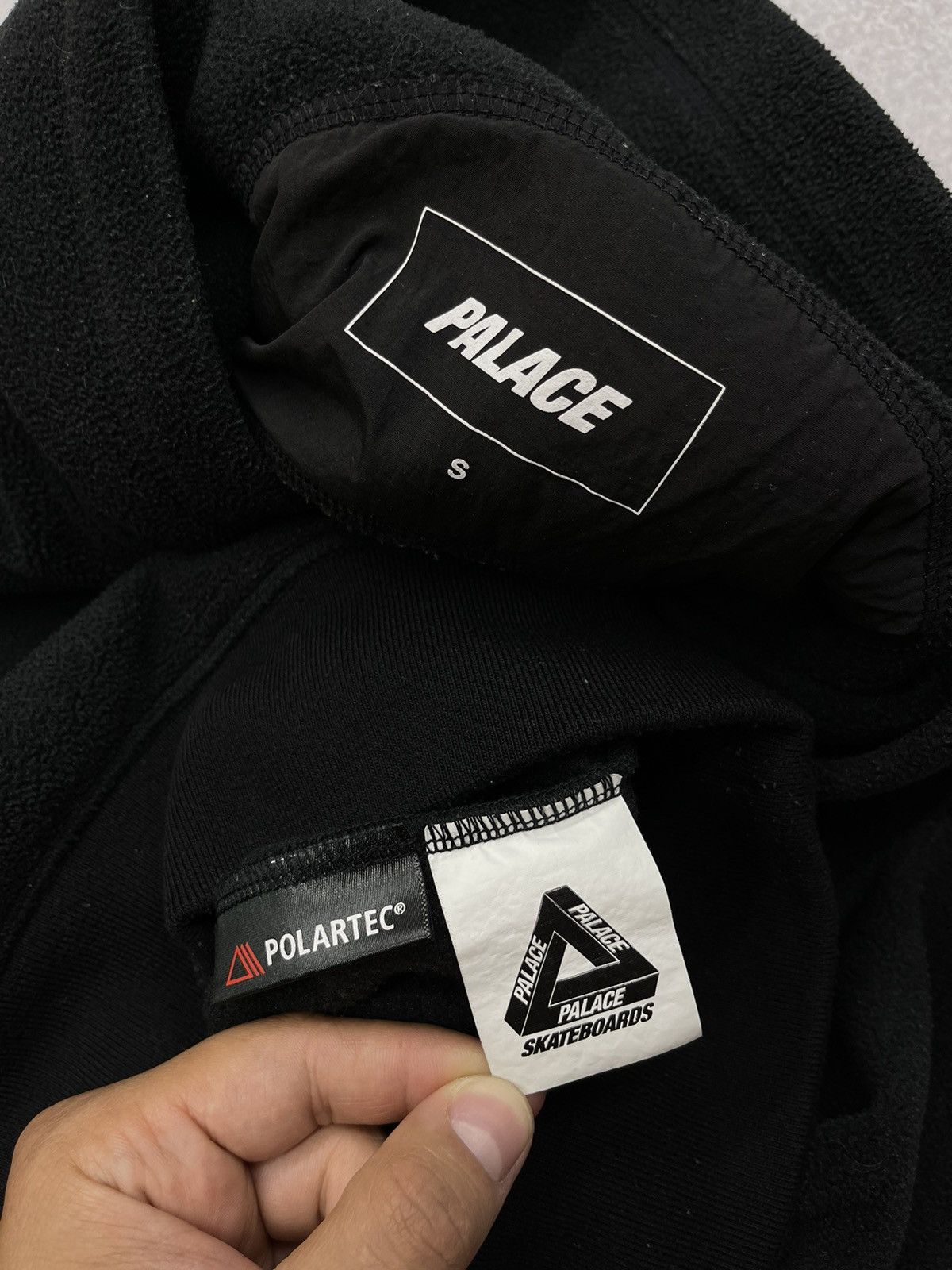 Palace Palace Lazer Hoodie Black Big Logo Polartec Size S Size US S / EU 44-46 / 1 - 9 Thumbnail