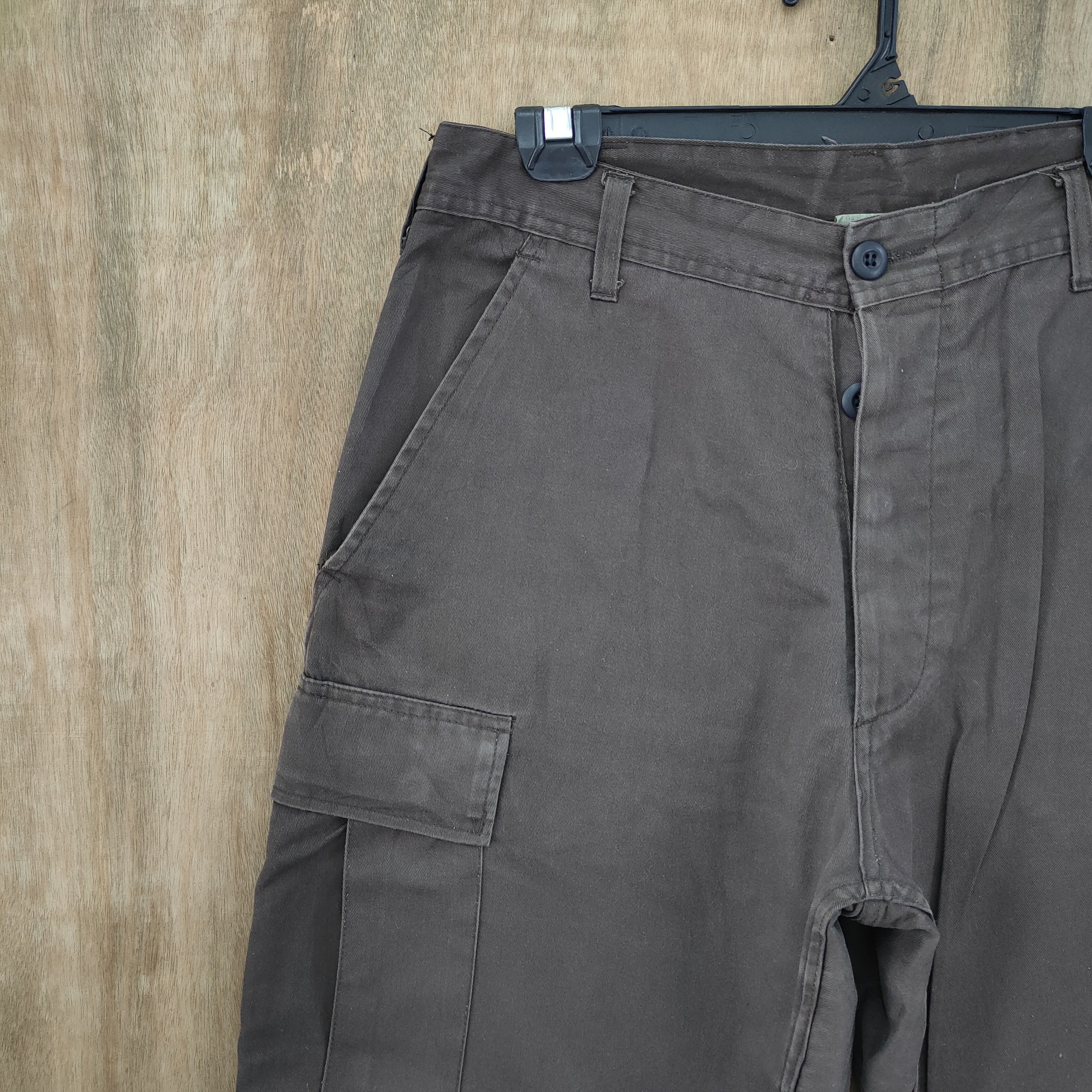 Vintage VINTAGE MILITARY BROWN CARGO PANTS/ TACTICAL PANTS Size US 34 / EU 50 - 5 Thumbnail
