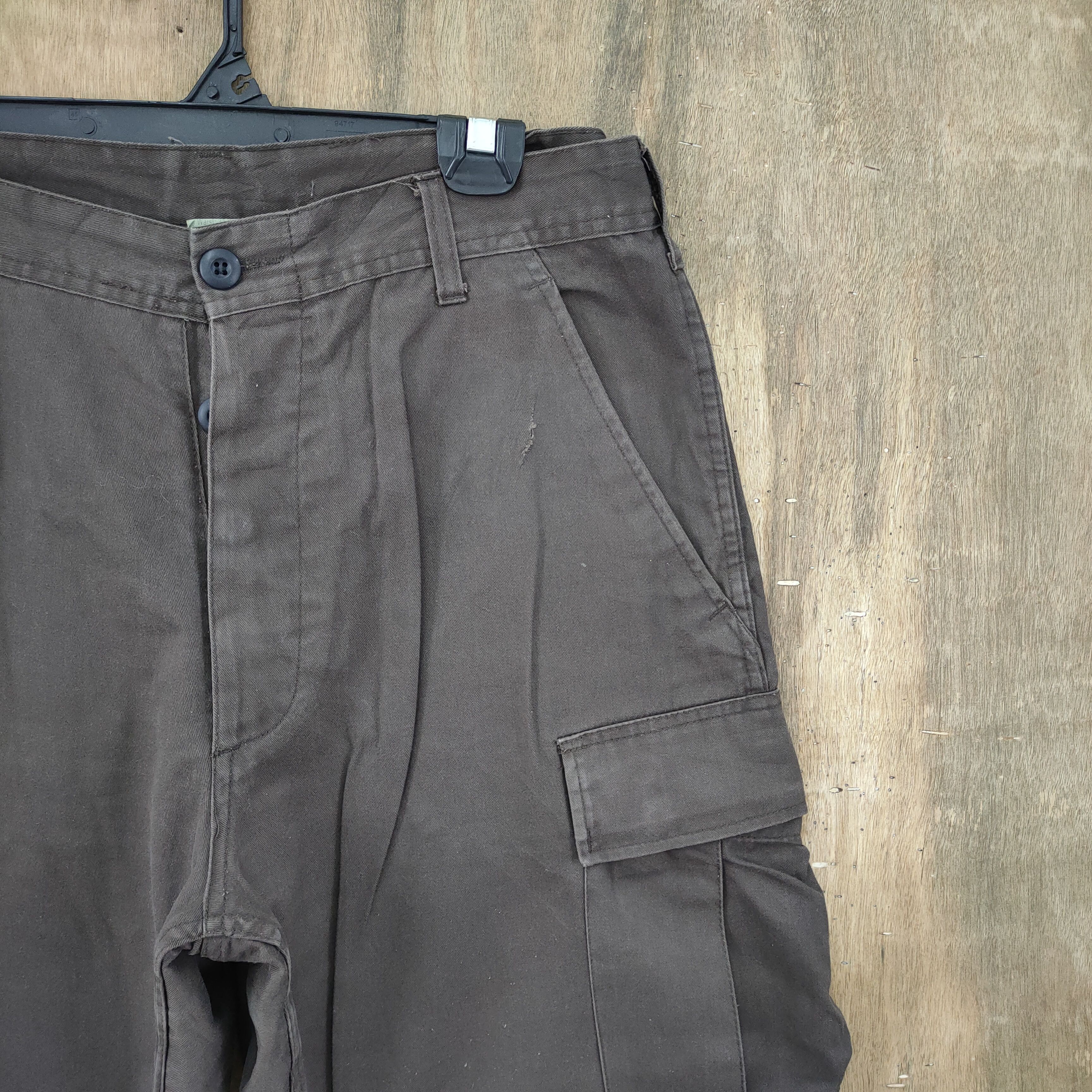 Vintage VINTAGE MILITARY BROWN CARGO PANTS/ TACTICAL PANTS Size US 34 / EU 50 - 4 Thumbnail