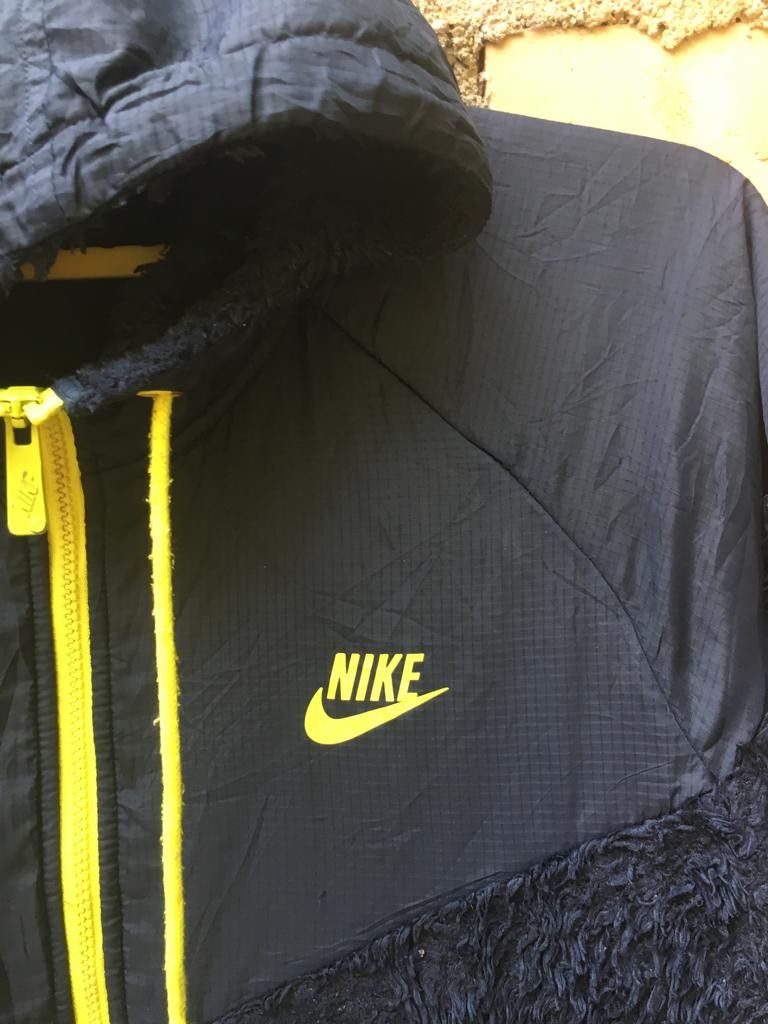 Nike × Vintage Nike Fleece Hooded Size US XL / EU 56 / 4 - 4 Thumbnail