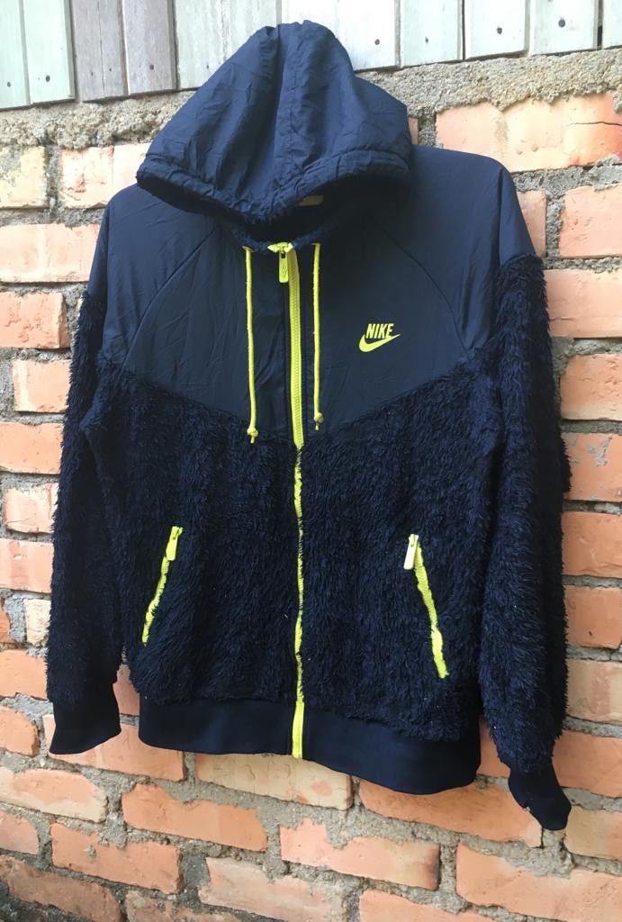 Nike × Vintage Nike Fleece Hooded Size US XL / EU 56 / 4 - 2 Thumbnail
