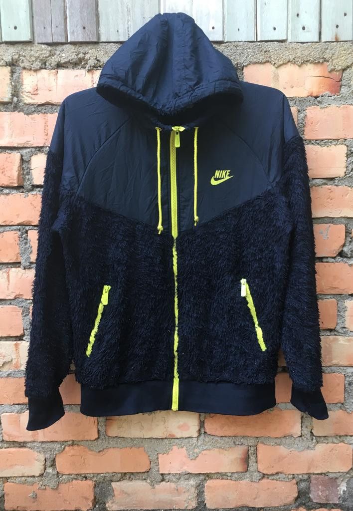 Nike × Vintage Nike Fleece Hooded Size US XL / EU 56 / 4 - 1 Thumbnail