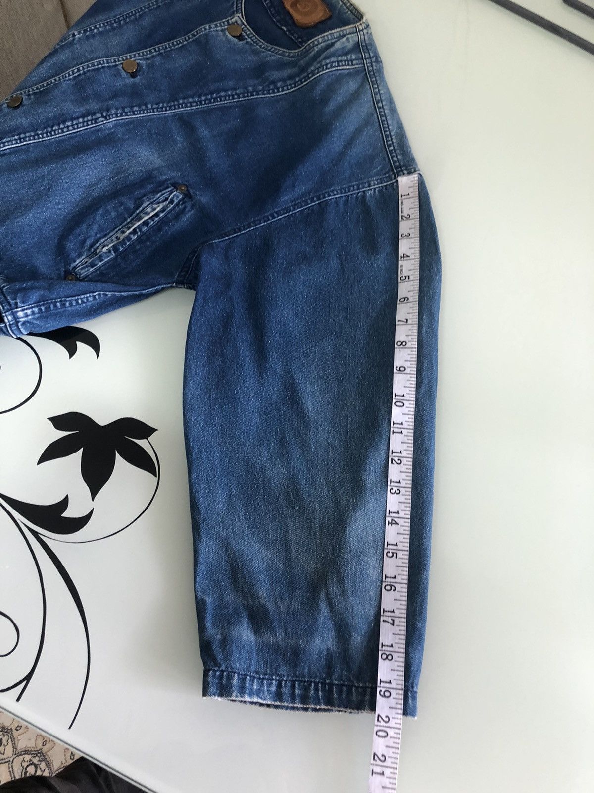 Issey Miyake Vintage Issey Miyake I.S Oversized Denim Jacket Women Size XL / US 12-14 / IT 48-50 - 22 Thumbnail