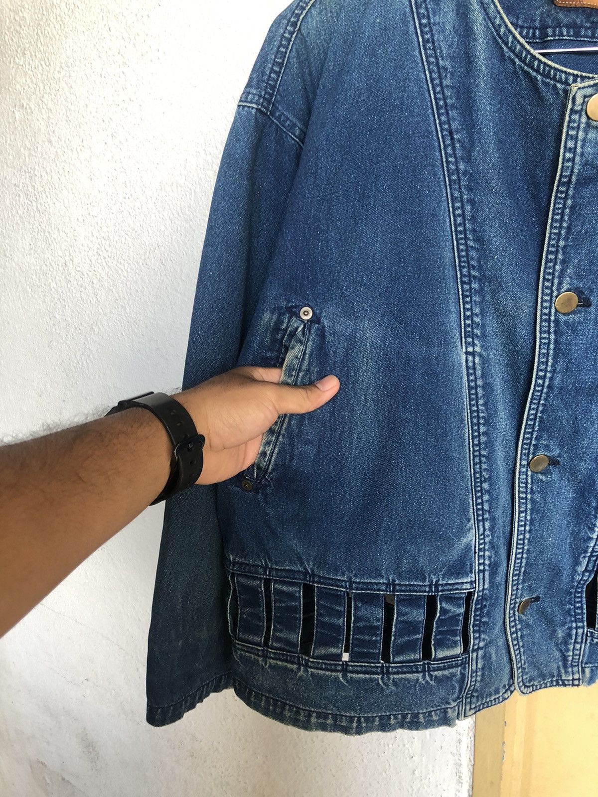Issey Miyake Vintage Issey Miyake I.S Oversized Denim Jacket Women Size XL / US 12-14 / IT 48-50 - 11 Thumbnail