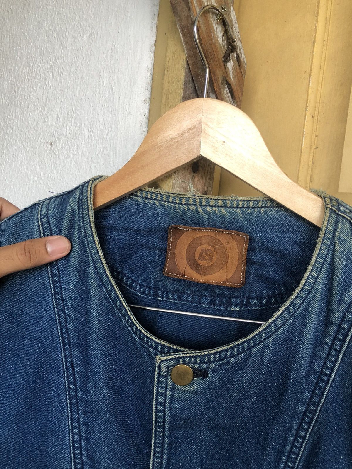 Issey Miyake Vintage Issey Miyake I.S Oversized Denim Jacket Women Size XL / US 12-14 / IT 48-50 - 10 Thumbnail