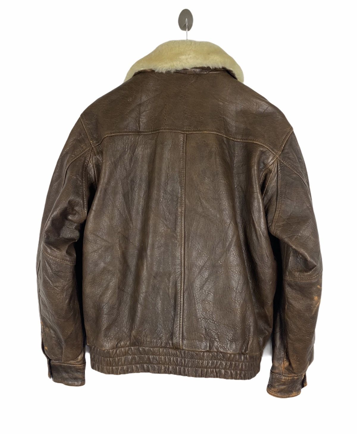 Vintage 🔥VINTAGE FLIGHT LEATHER JACKET BY HOUSTON NYC Size US M / EU 48-50 / 2 - 2 Thumbnail