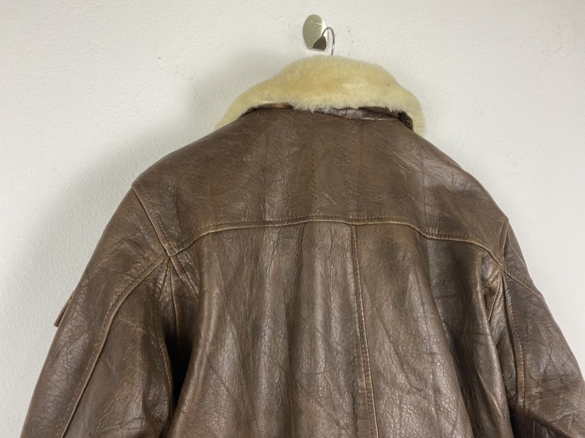 Vintage 🔥VINTAGE FLIGHT LEATHER JACKET BY HOUSTON NYC Size US M / EU 48-50 / 2 - 6 Thumbnail