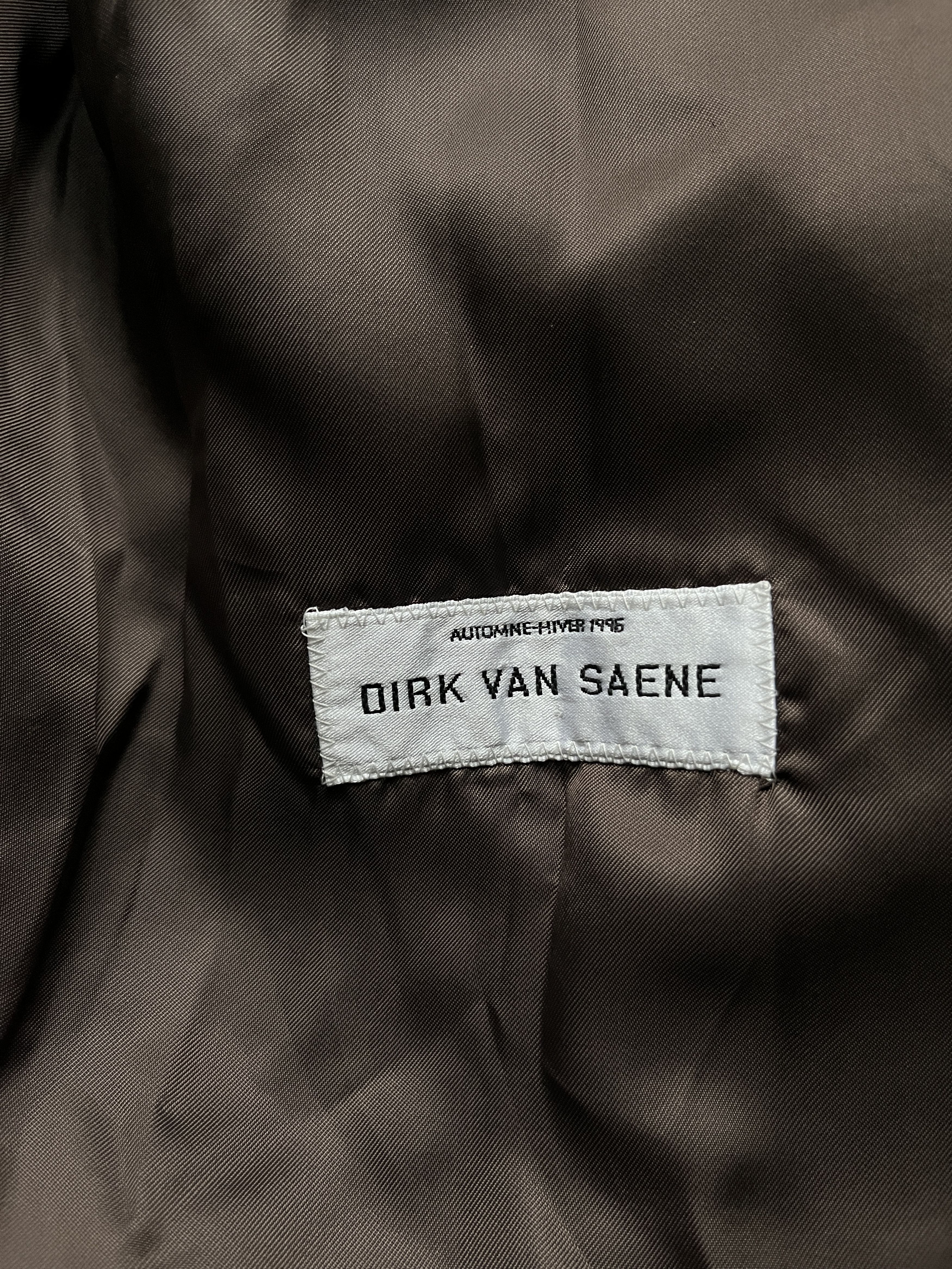 Dirk Van Saene ⚡️QUICK SALE⚡️1996 Dirk Van Saene Brown Long Coat Size US M / EU 48-50 / 2 - 4 Thumbnail