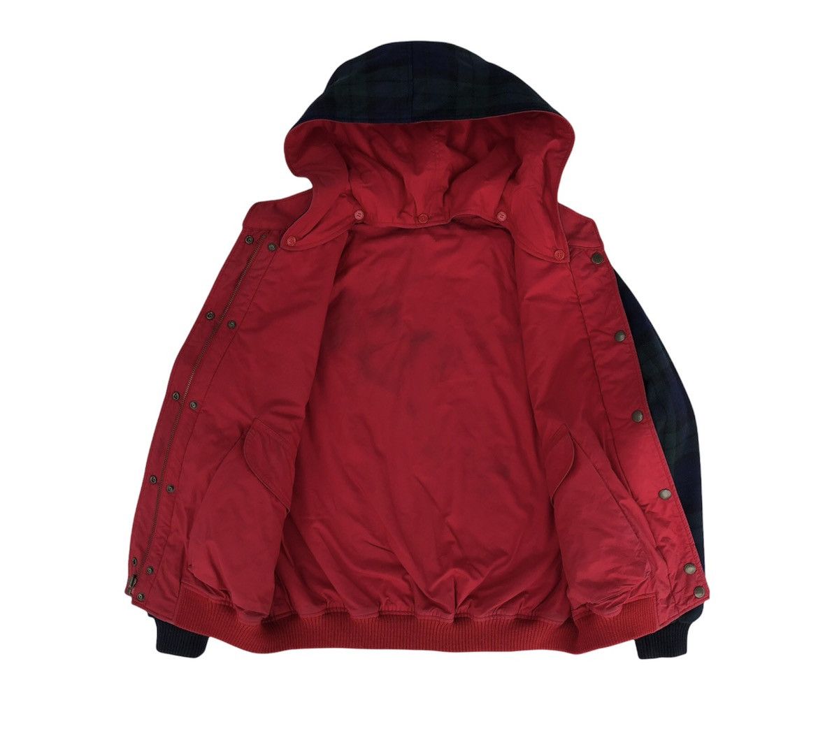 McGregor McGREGOR Sportswear Arcylic Reversible Hooded Bomber Jacket Size US M / EU 48-50 / 2 - 10 Thumbnail
