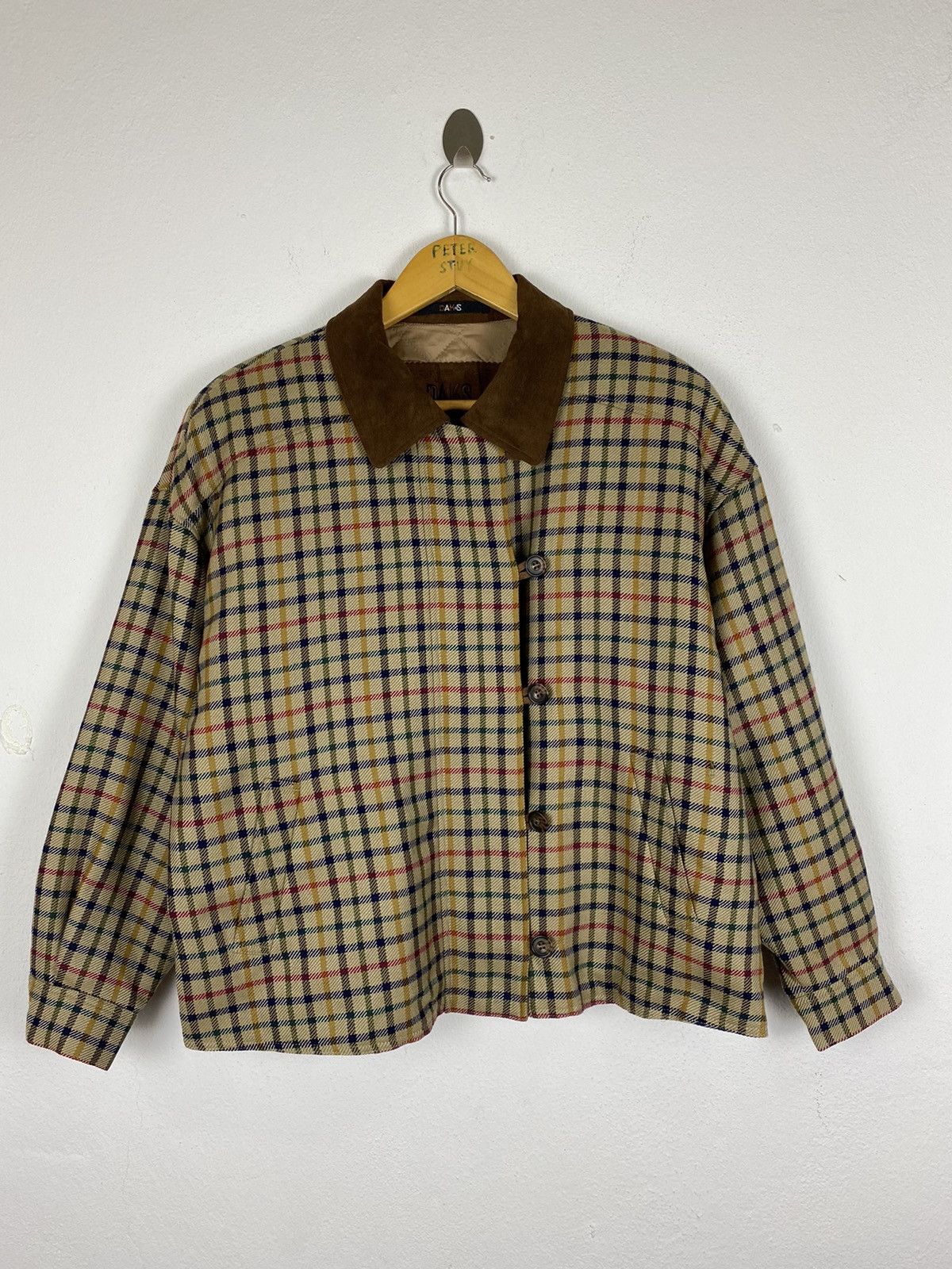DAKS × Designer Darks London Wool Short Jacket Style Size US M / EU 48-50 / 2 - 2 Thumbnail