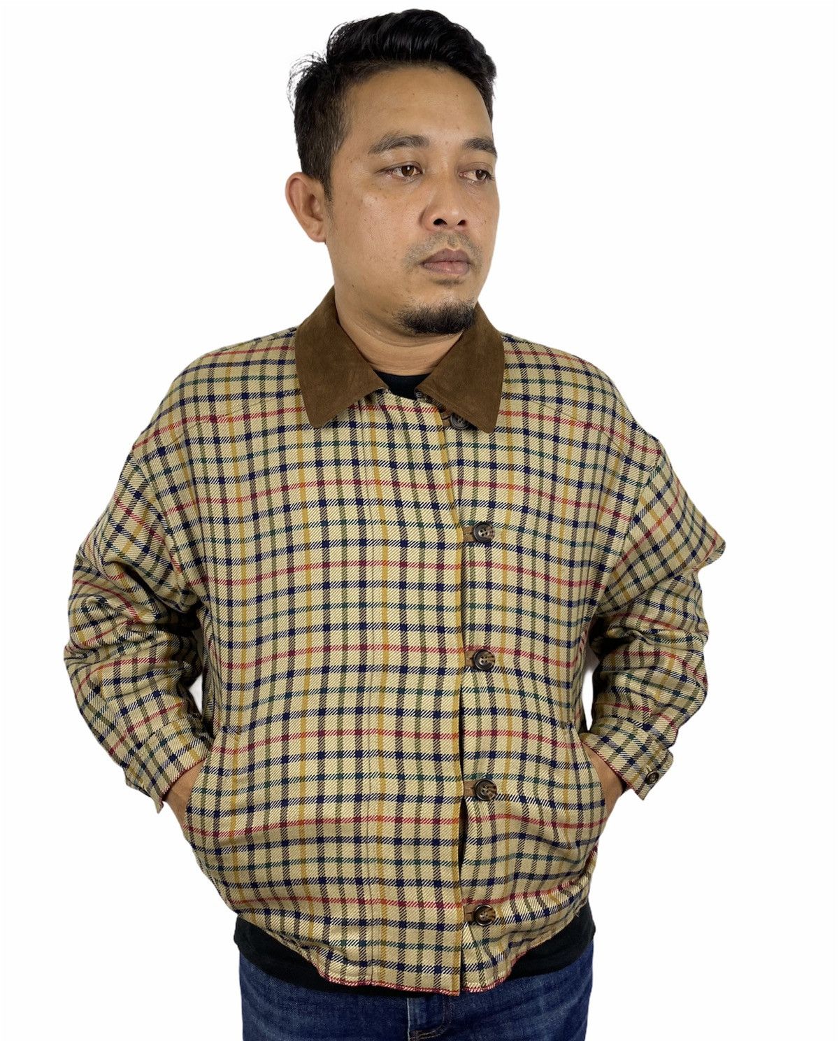 DAKS × Designer Darks London Wool Short Jacket Style Size US M / EU 48-50 / 2 - 1 Thumbnail
