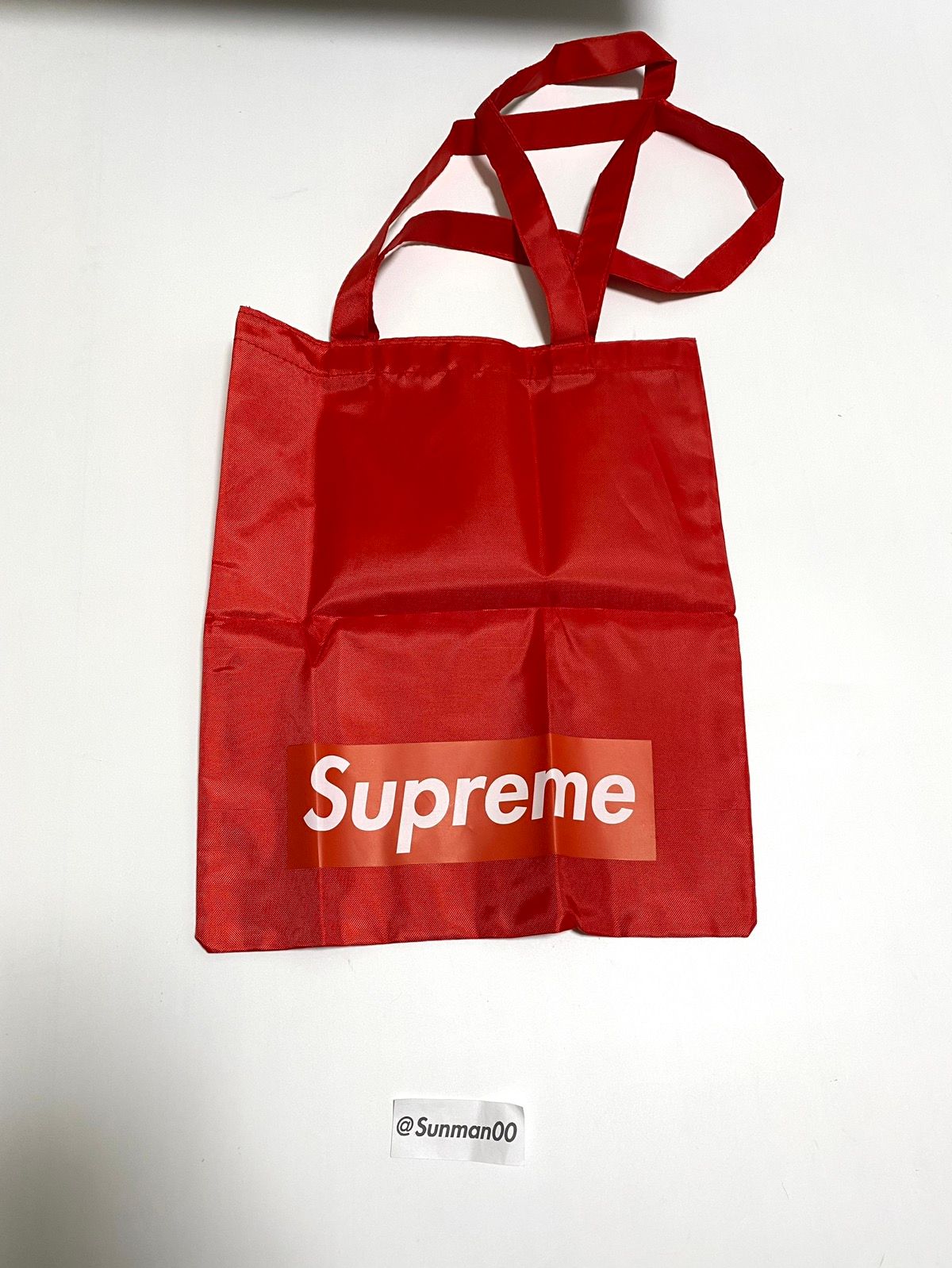 Pre-owned Supreme Japanese Exclusive Magazine Tote Bag In Red