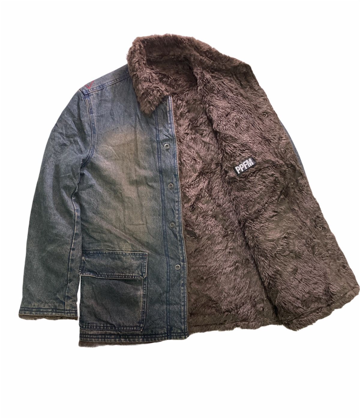 PPFM × Seditionaries PPFM DENIM FURRY JACKET Size US L / EU 52-54 / 3 - 4 Thumbnail