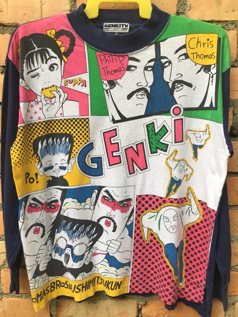 Cartoon Network × Japanese Brand Vintage Genki TV Show T shirt Long Sleeve Size US M / EU 48-50 / 2 - 2 Thumbnail