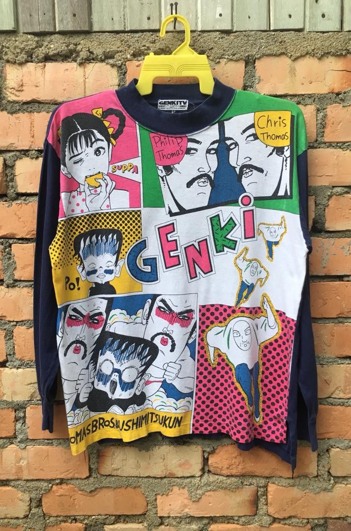 Cartoon Network × Japanese Brand Vintage Genki TV Show T shirt Long Sleeve Size US M / EU 48-50 / 2 - 1 Thumbnail